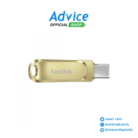 ราคา 128GB Flash Drive SANDISK Ultra Dual Drive Luxe SDDDC4 128G G46GD Type C GOLD (24279483174)