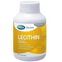 ราคา Mega We Care Lecithin เมก้า วีแคร์ เลซิติน 1200 มิลลิกรัม ผลิตภัณฑ์เสริมอาหาร เลซิตินจากถั่วเหลือง 30แคปซูล 100แคปซูล 200แคปซูล 1ขวด (22924472888)