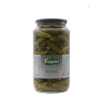 ราคา ฟรากาตา แตงกวาดอง 935 กรัม Whole Gherkins in Brine 935g Fragata brand (15593338767)