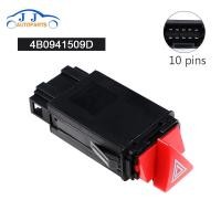 ราคา Ｏriginal 4B0941509D ไฟเตือนฉุกเฉินอันตราย Flasher Switch เลี้ยวสัญญาณรีเลย์ควบคุมสำหรับ Audi A6 4B0941509K 4B0941509C 4B0941509D Emergency Hazard Warning Light Flasher Switch Turn Signal Relay Contro 