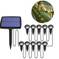 ราคา ข้อเสนอ 10 in 1 Solar Underground Lawn Light สวนโคมไฟสนามหญ้ากลางแจ้งสวนโคมไฟสนามหญ้า 5v 100MA 0 5W แผงโซลาร์เซลล์ (18977144226)