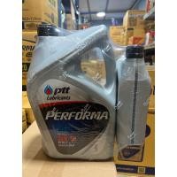 ราคา น้ำมันเครื่อง รถยนต์ เบนซิน ปตท Ptt performa 20w 50 ขนาด 4 ลิตรแถม 1 ลิตร (702058764)