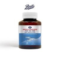 ราคา BOOTS VITAMINS บู๊ทส์ ไฮลี่ คอนเซนเตรท ฟิช ออยล์ 1200 30 เม็ด (2001630553)
