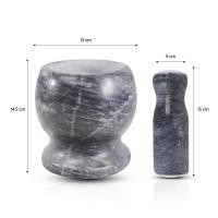 ราคา ครกหินแท้ ครกอ่างศิลา ครกหิน marble mortar ทรงลึกลายอ่างศิลา ขนาด 4นิ้ว พร้อมสาก ขนาด 9 10 13 และ15cm ตำพริกแกงได้ Dee CoffeeTH (24216385377)