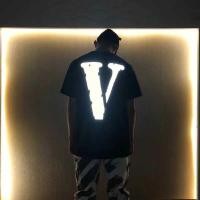 ราคา CODเสื้อยืดแขนสั้นพิมพ์ลาย Vlone Life Limited สําหรับผู้ชายและผู้หญิงTFGUHJJHGY (22071635868)