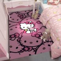 ราคา MINISO Sanrio Hello Kitty พรมการ์ตูนเด็กห้องนอนพรมพรมบ้านพรมกาแฟเต็มโต๊ะข้างเตียงห้องนั่งเล่นพรม (24442580382)