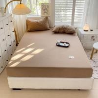 ราคา Dansunreve สีทึบ ผ้าปูที่นอน ผ้าฝ้ายล้าง 6ฟุต 5ฟุต 3 5ฟุต ผ้าปูรัดมุม แผ่นกันลื่น bedsheet เทา เขียว ขาว ชมพู สีม่วง (24587604021)