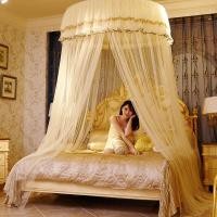 ราคา ขนาดใหญ่พิเศษรอบโดมเพดานติดตั้งมุ้งกันยุงแขวนสไตล์สำหรับ 15 เมตร 18 เมตร 2 เมตรเตียงใช้ในบ้านรอบด้านบนการดูดซึม (23090460203)