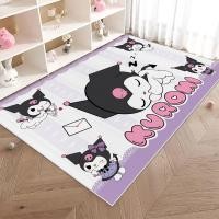 ราคา MINISO Sanrio น่ารัก Kuromi พิมพ์พรมลื่นพรมล้างทําความสะอาดได้สําหรับห้องนั่งเล่นห้องนอนพรมห้องน้ําพรมปูพื้นห้องครัวพรมเช็ดเท้า (23842005781)