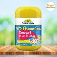 ราคา Natures way omega3 vita gummies trio 60 เม็ด เนเจอร์ส เวย์ โอเมก้า3 ไวต้า กัมมี่ ทรีโอ หมดอายุ 2023 07 (10846544548)