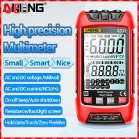 ราคา 6000 Counts Smart Digital Multimeter Auto Range Digital Display Multimeter DC AC Voltage Current Resistance Frequency High Precision with LED Lights (24409533416)