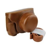 ราคา เต็มร่างกายที่แม่นยำพอดีหนัง PU กล้องดิจิตอลที่ครอบคลุมกรณีกระเป๋าสำหรับ Panasonic Lumix GF9 GF8 GF7 GX900 DC GF10 GX800 (22665055533)