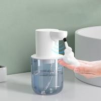 ราคา เครื่องจ่ายสบู่อัตโนมัติขนาด 450 มล เครื่องจ่ายสบู่โฟมแบบสัมผัส USB ชาร์จไฟฟ้า 4 ระดับเครื่องจ่ายสบู่โฟมปรับได้ (24200179258)