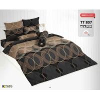 ราคา TOTO GOOD ผ้าปูที่นอนโตโต้ ลายธรรมดา ขนาด 3 5 5 6 ฟุต รหัสสินค้า TT807 ลายวงกลม สีน้ำตาล ดำ เฉพาะชุดผ้าปูไม่รวมผ้านวม สำหรับที่นอนสูง 10 นิ้ว (23725784044)