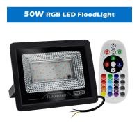 ราคา ไฟสปอร์ตไลท์ 50W 100W IP66 กันน้ำได้ ทนแดดทนฝน RGB Spotlight เปลี่ยนสีกลางแจ้ง สรสันสด แสงสว่างมาก Spotlight ไฟถนนสปอร์ตไลท์ (15490523978)