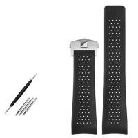 ราคา ยางธรรมชาติสําหรับ TAG HEUER GRAND CARRERA สายรัดข้อมือกันน้ําสายคล้องคอกีฬาซิลิโคนนาฬิกาสร้อยข้อมือ 22 มม 24 มม (24347295903)