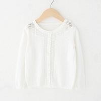 ราคา WGB1 12ปีเด็กหญิง100 เสื้อสเวตเตอร์ถักสีฟ้าสีขาวเสื้อนอกเด็กเด็ก Shrug เสื้อกันหนาวเสื้อผ้าเด็กสำหรับ1 2 3 4 5 6 7 8 9 10 11 12ปี RKC185032 (22719285084)