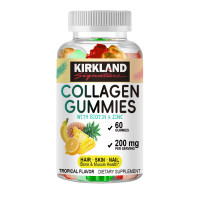 ราคา KIRKLAND Collagen Gummies ด้วยวิตามินซี สังกะสี และไบโอติน ความงามและการดูแลผิวพรรณ ส่งเสริมการซ่อมแซมเนื้อเยื่อ (24168497660)
