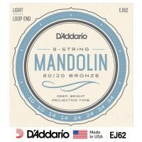 ราคา DAddario EJ62 Mandolin String สายแมนโดลิน เบอร์ 10 แบบ 80 20 Bronze Light 10 34 Made in USA (4558716832)