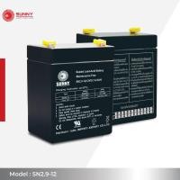 ราคา เเบตเตอรี่เเห้งซันนี่ SUNNY 12V 2 9Ah Battery Sealed Lead Acid เหมาะสำหรับ ไฟ สำรองฉุกเฉิน UPS ระบบเตือนภัย ของแท้100 (19702062442)