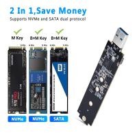 ราคา M 2 SATA NVMe SSD To USB 3 1 Adapter PCI E To USB 3 1 External Converter Card 10Gbps USB3 1 Gen 2 PCIe To USB3 1 Type A Adapter (24371184144)