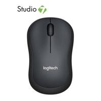 ราคา เมาส์ไร้สาย Logitech Mouse Silent Wireless M221 Charcoal by Studio 7 (16776161696)