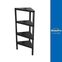 ราคา HomePro ชั้นวางของเข้ามุม 4 ชั้น BRICK 46 5x33x100 ซม สีน้ำตาล แบรนด์ STACKO (18214350081)