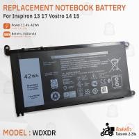 ราคา รับประกัน 1 ปี แบตเตอรี่ โน้ตบุ๊ค Dell WDXOR 3500mAh สำหรับ แล็ปท็อป Dell Inspiron 15 5567 5568 5767 5378 13 7368 7460 14 7472 17 Battery Notebook Laptop (21400565667)