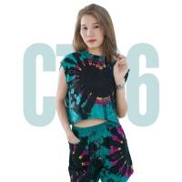ราคา เสื้อครอป มัดย้อม ชุดเซ็ต เสื้อครอป กางเกงงานผ้าคอตตอน 100 ผ้านุ่มใส่สบาย ยิ่งซักยิ่งนุ่ม เสื้อครอป ใส่สบาย มัดย้อมลายน่ารัก สินค้าพร้อมส่ง (21779817114)