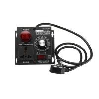 ราคา ร้านไทย จัดส่งภายใน 24 ชั่วโมงใ 4000W AC 110V 220V SCR Voltage Regulator Motor Speed Controller Electronic Dimmer Thermostat Governing ตัวควบคุมแรงดันไฟฟ้ามอเตอร์ตัวควบคุมความเร็วอิเล็กทรอนิกส์ Dimme 