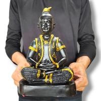 ราคา กุมารทองเทพนิมิตร กุมารดำทรงอักขระมหายันต์นั่งฐานดำ กว้าง 5 นิ้วสูง 8 นิ้วเนื้อเรซิ่นบรรจุมวลสารผงพรายกุมาร (19703504887)