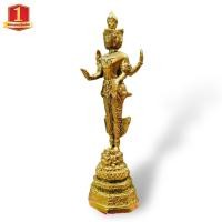 ราคา MTL 1 พระตรีมูรติ พระทัตคาเตรยะ เทพีแห่งความรัก ขนาด 3 นิ้ว สีทองเก่า บูชาเสริมด้านความรักความสำเร็จในสิ่งต่างๆ (18978160126)