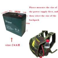 ราคา กระเป๋าผ้าใบกระเป๋าเป้สะพายหลังแบตเตอรี่กระเป๋าเครื่องตกปลาไฟฟ้าสำหรับกระเป๋าอัลตราโซนิคน็อคอินเวอร์เตอร์ (13269223686)