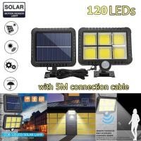 ราคา New speed 120COB Solar Wall Light Outdoor Lighting Motion Sensor COB LED Solar Light Waterproof Street Lamp Induction Wall Lamp for Garden Courtyard (2084970261)