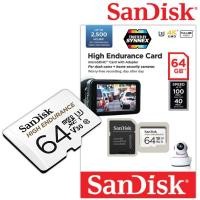 SanDisk การ์ดหน่วยความจำ High Endurance Micro SD Card 64GB