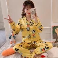 ราคา สินค้าพร้อมส่ง ชุดนอนราคาถูก ชุดนอนแขนยาว ขายาว ชุดนอนผ้าซาติน ผ้าลื่นใส่สบาย ชุดนอนคู่รัก (23703686104)