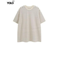 ราคา YOLO เสื้อยืด OVERSIZE เสื้อยืดโอเวอร์ไซส์ เสื้อคอตตอน คอกลม แนวสตรีท 2343 (22042527508)