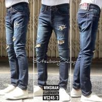 ราคา กางเกงยีนส์ขาเดฟสกินนี่ยืด ฟอกสะกิด ขาดปะ เป้ากระดุม WS (21617373069)