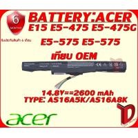 ราคา BATTERY ACER AS16A5K AS16A8K เทียบเท่า ใช้ได้กับรุ่น Aspire E15 E5 575G E5 475G E5 523G E5 553G E5 573G E5 774G (16236509412)