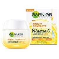 ราคา จัดส่งจากประเทศไทย Garnier Bright Complete เดย์ครีม SPF30 50มล ไนท์ครีม 50มล Garnier Day Night Cream ครีมบำรุง (24119421198)