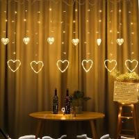 ราคา ม่านไฟตกแต่ง LED กันน้ำ ไฟม่านดาว ไฟม่านหัวใจ ไฟม่านน้ำแข็ง ไฟตกแต่งร้าน ไฟตกแต่งบ้าน ไฟงานแต่ง ไฟวันเกิด (4979254901)