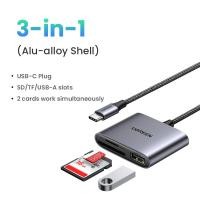 ราคา UGREEN 3 in 1 SD TF USB 2 0 Card Reader 2TB Max USB 3 0 for Samsung Huawei MacBook Model 80798 (4457960070)