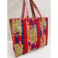 ราคา กระเป๋าอินเดียใบใหญ่ Indian Quilted Soft Handblock Tote Bag Timeless Wardrobe Staple (23959441567)