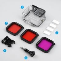 ราคา เคสกันน้ำ GoPro Hero 13 12 11 10 9 Black Waterproof Case Dive Housing Shell Cover กันน้ำลึก 45M เคสดำน้ำ เคสโกโปร แผ่นกันฝ้า กรอง (20384643147)