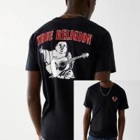 ราคา True Religion T shirt Graphics T shirt Men Cotton Graphic Crew Neck T shirt Printed Short Sleeve Comfortable Breathable Top (23701488373)
