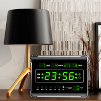 ราคา นาฬิกาดิจิตอลแขวนผนังและตั้งโต๊ะ LED JH 8005 แขวนติดผนัง Number Clock แขวนผนังและตั้งโต๊ะ รุ่น NO 8005LED ขนาด 23x17x4CM (19491704609)