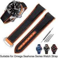 ราคา นาฬิกาข้อมือสำหรับ Omega 300 SEAMASTER 600ดาวเคราะห์มหาสมุทรหัวเข็มขัดพับได้สายไนลอนซิลิโคนอุปกรณ์เสริมสำหรับนาฬิกาโซ่สายนาฬิกาข้อมือ (18261732897)