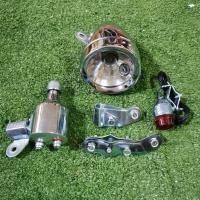 ราคา ชุดไฟ จักรยานโบราณ ครบชุด ไฟหน้าหลัง พร้อมไดปั่นไฟ (3875906644)