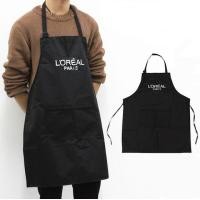 ราคา LOREAL ผ้าคลุมช่างตัดผม กันเปื้อน ขนาด 68 x 57 ซม ผ้าร่มกันน้ำได้ สายคล้องคอ ตะคอเกี่ยวล็อคแข็งแรงยึดแน่น กระเป๋าหน้าคู่ใจไว้เก็บของ สีดำ (4158688183)