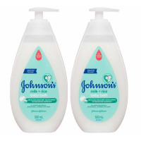 ราคา Johnsons Milk Rice Baby Lotion 500ml จอห์นสัน เบบี้ โลชั่น 500ml x 2ขวด (22285375992)